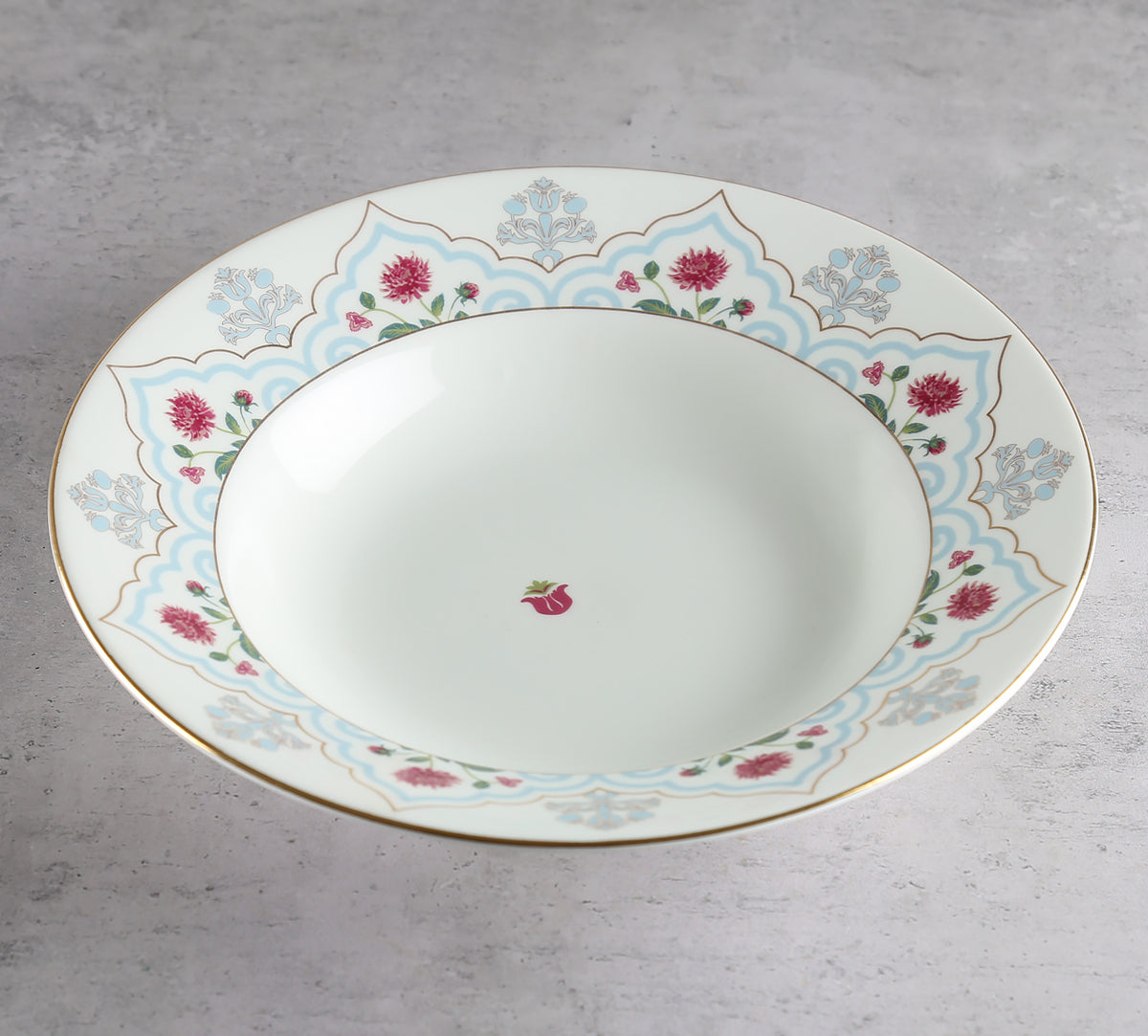 India Circus Petal Perfection Pasta Plate Set of 2