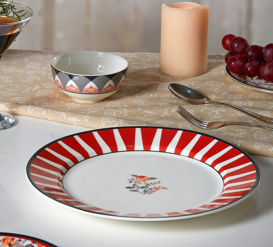 India Circus Onyx elegance Dinner Plate 10.5" 1 Pieces