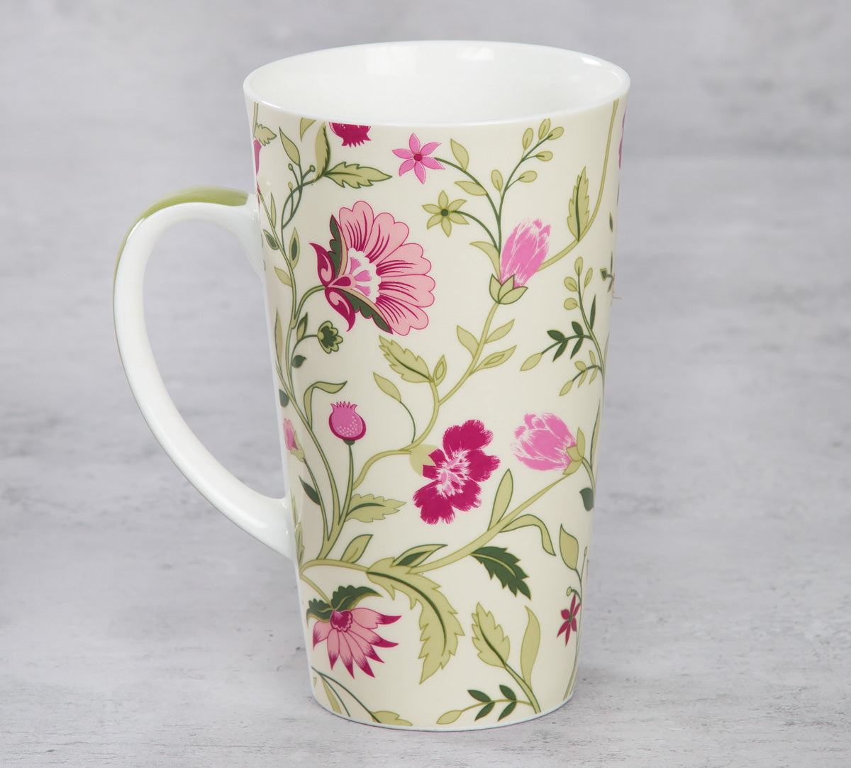 India Circus Rose Mallow Moscheutos Tall Milk/Coffee Mugs 600ml Set of 2