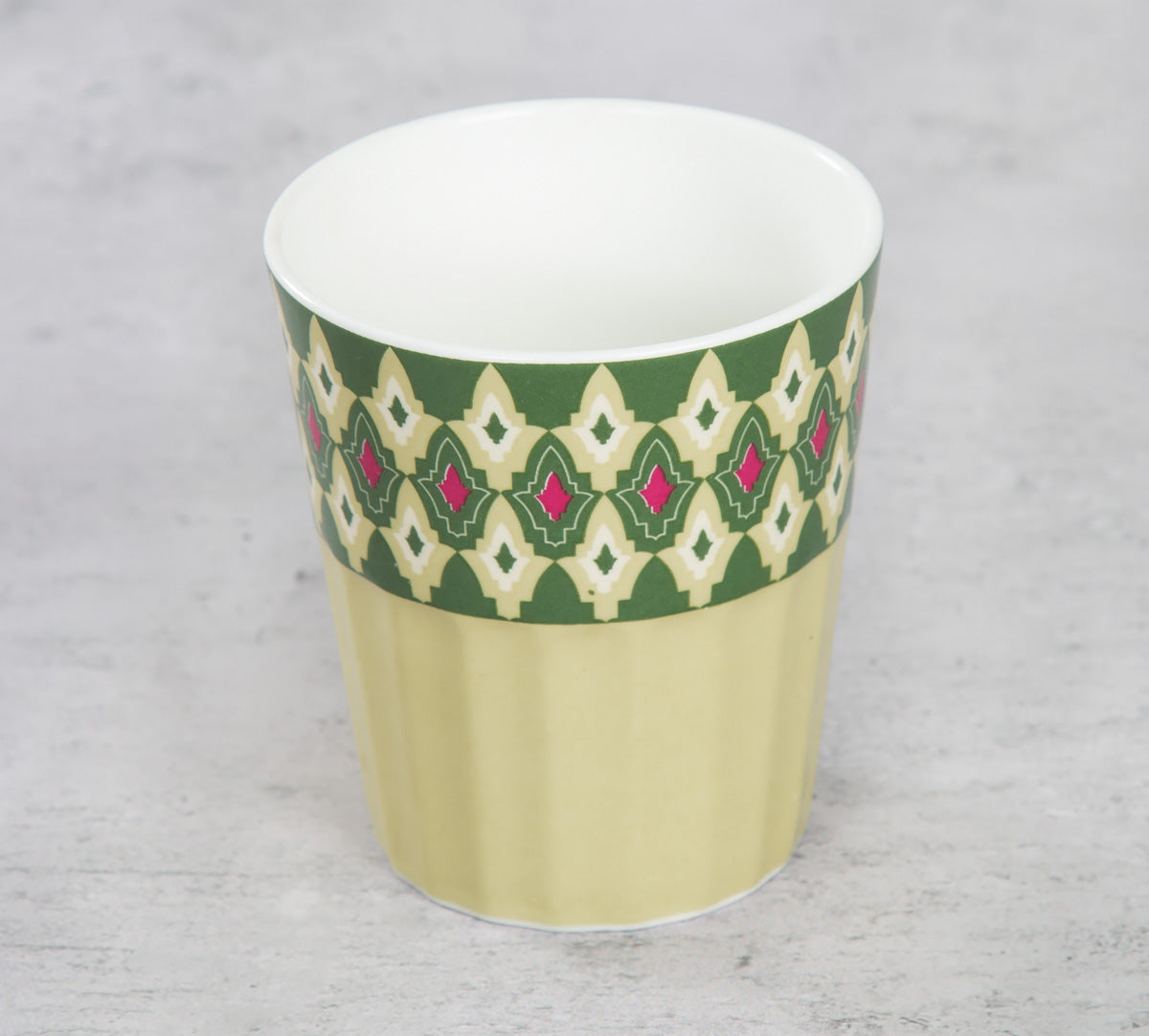 India Circus Rose Mallow Moscheutos Tea Cup/ Cutting Chai Tumblers 140ml (Set of 6)