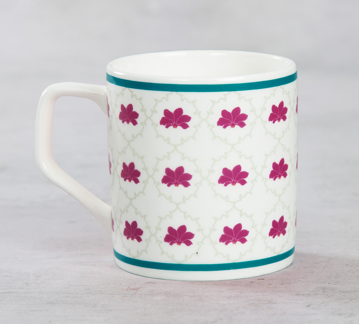 India Circus Nature Essence Paradise Coffee & Tea Mug Set of 6, 200ml Each