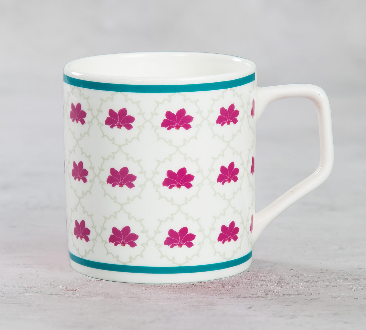 India Circus Nature Essence Paradise Coffee & Tea Mug Set of 6, 200ml Each