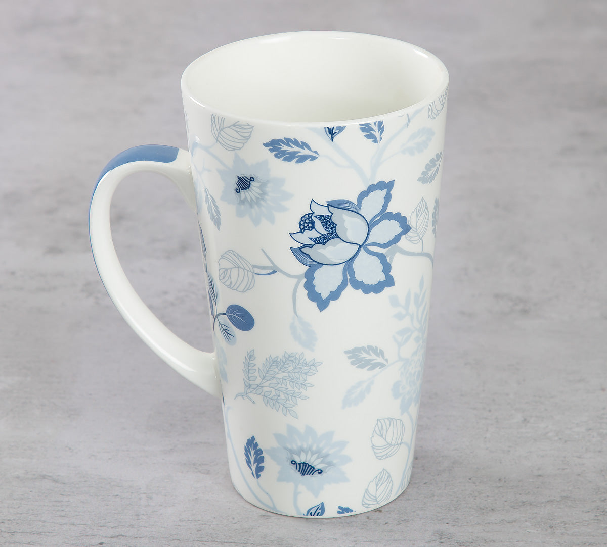 India Circus Floral Designer Tall Milk/ Coffee Mugs 600ml Set of 2