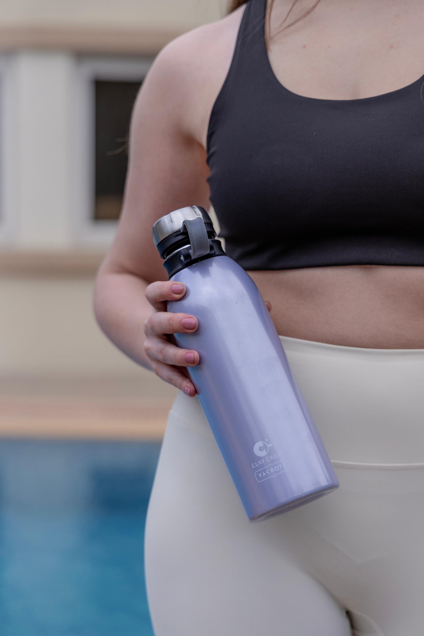 Vacbott Vaccum Bottle, Charlie Coral Double Walled 24 Hours Hot and Cold Water Bottle, BIS Certified, 900ml