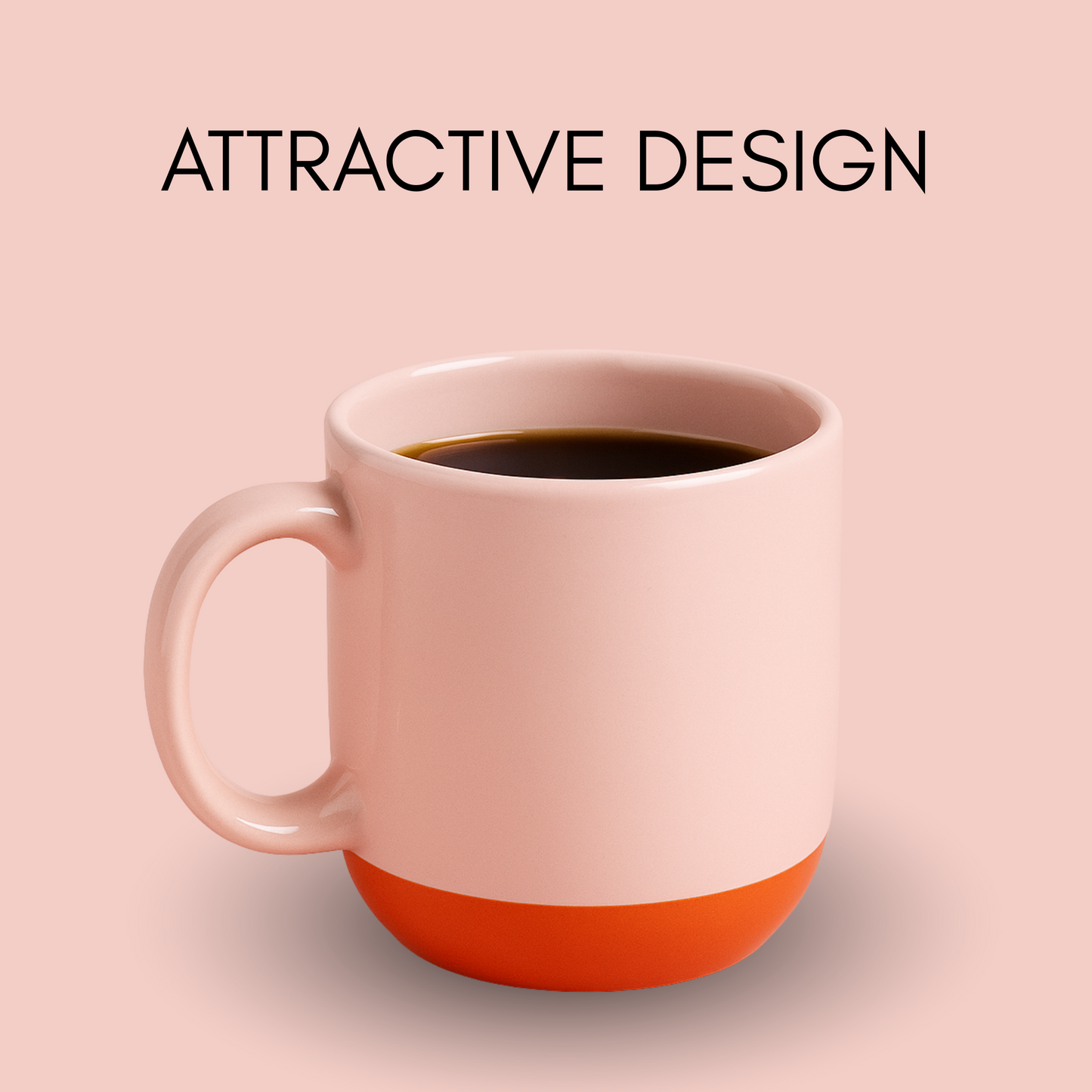 Paco Pebble Pacha Coffee/Milk Mug | Set of 2 (250ml Each, Pink, DT1)
