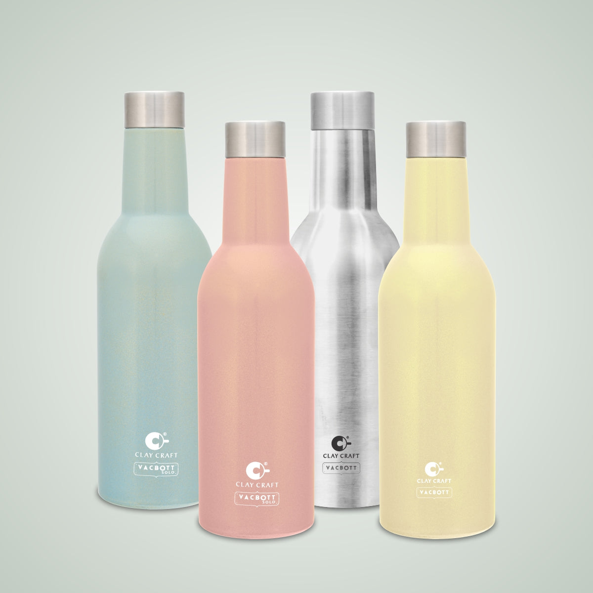Vacbott Vino Single Walled Non Insulated Water Bottle, 1200 ml
