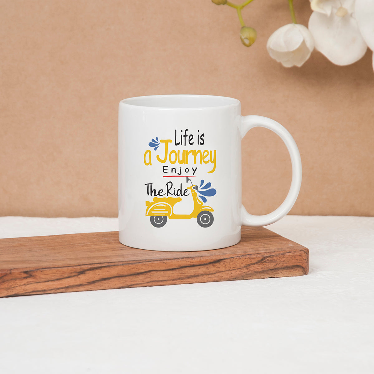 Swiss Coffee Mug, 1 piece, 300ml, Have a Nice Day