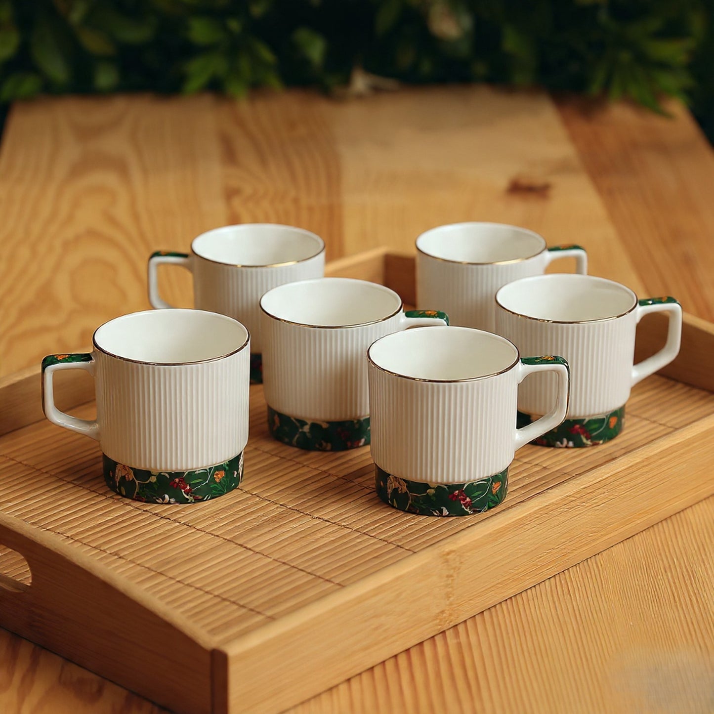JCPL Charles Manor Coffee & Tea Mugs Set of 6 (MS401)
