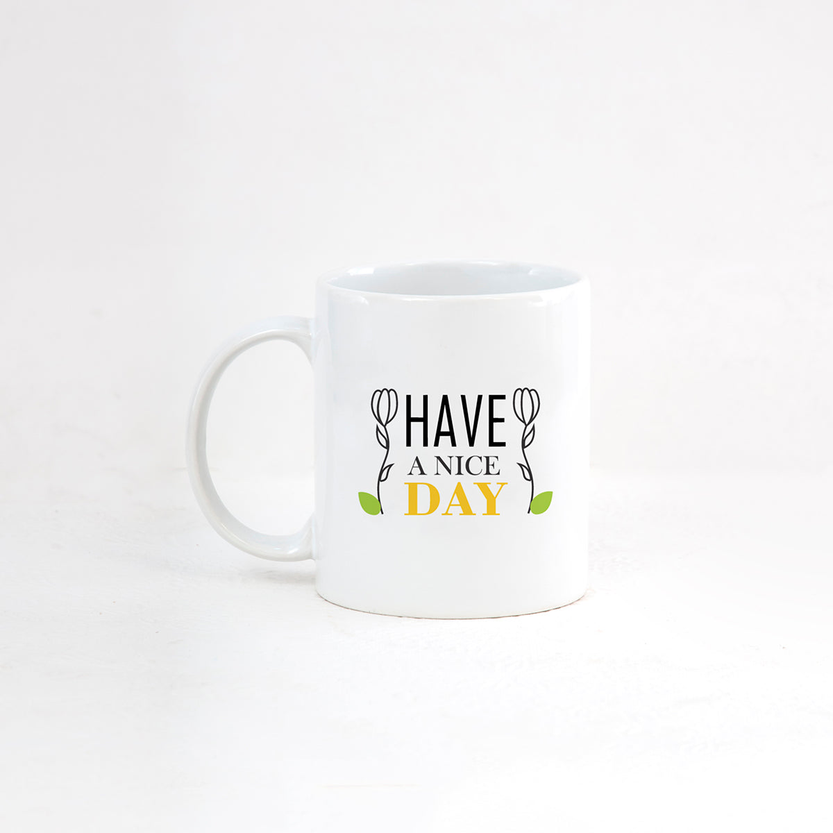 Swiss Coffee Mug, 1 piece, 300ml, Have a Nice Day