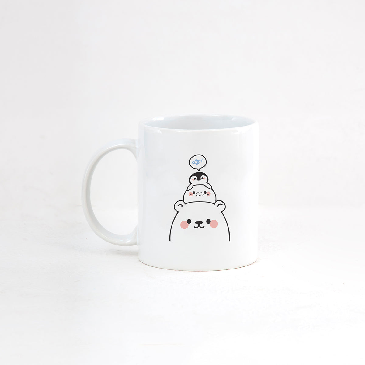 Swiss Coffee Mug, 1 piece, 300ml, Cute Panda