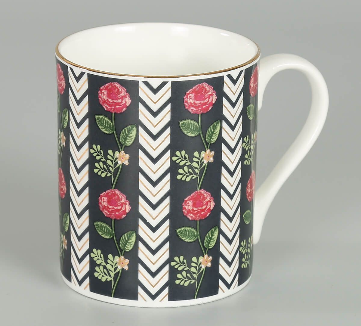 India Circus Gruidae's Trance Coffee & Milk Mug Set of 2, 360 ml