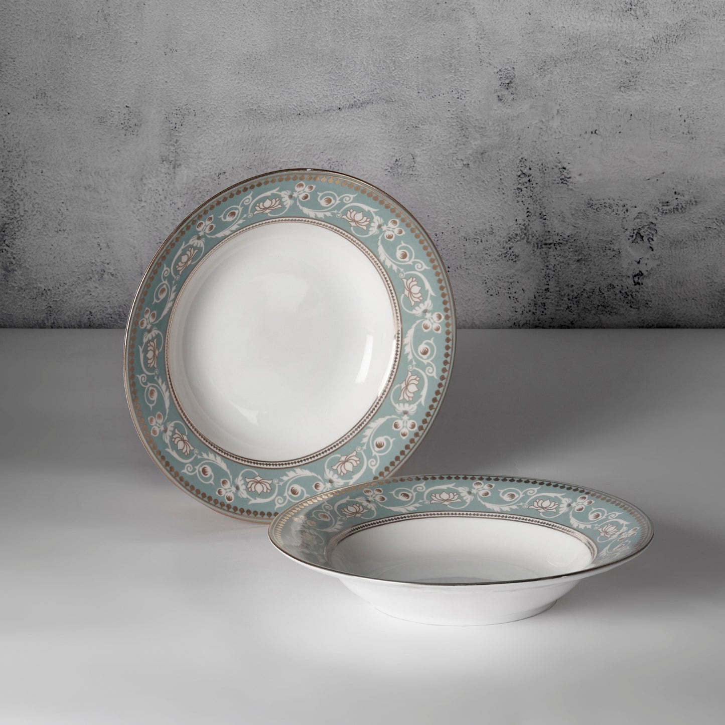 India Circus Regal Romance Pasta Plate Set of 2