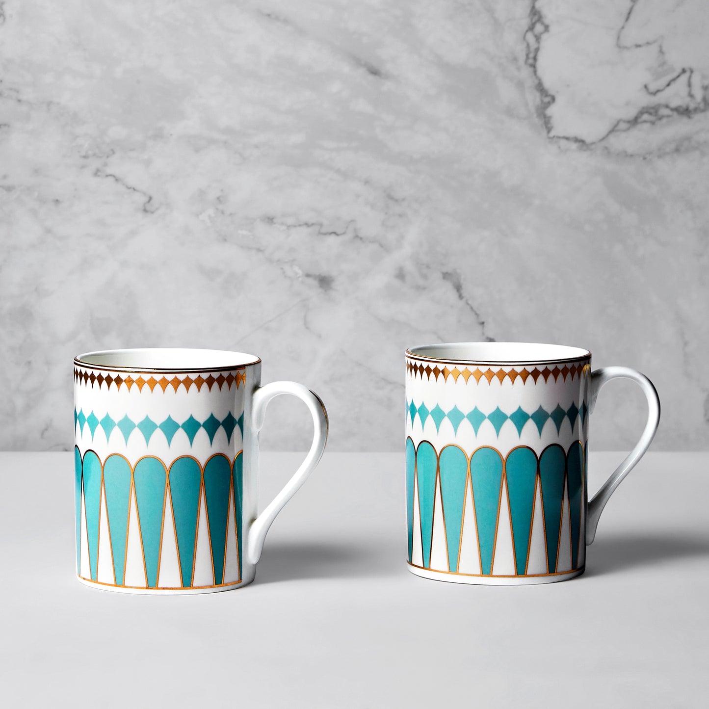 India Circus Regal Romance Swing Milk Mug Set of 2