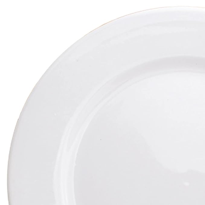 Clay Craft Ceramic Dinner Set Georgian White - 18 Pieces (Dinner Set 18 Pieces), For Family of 4