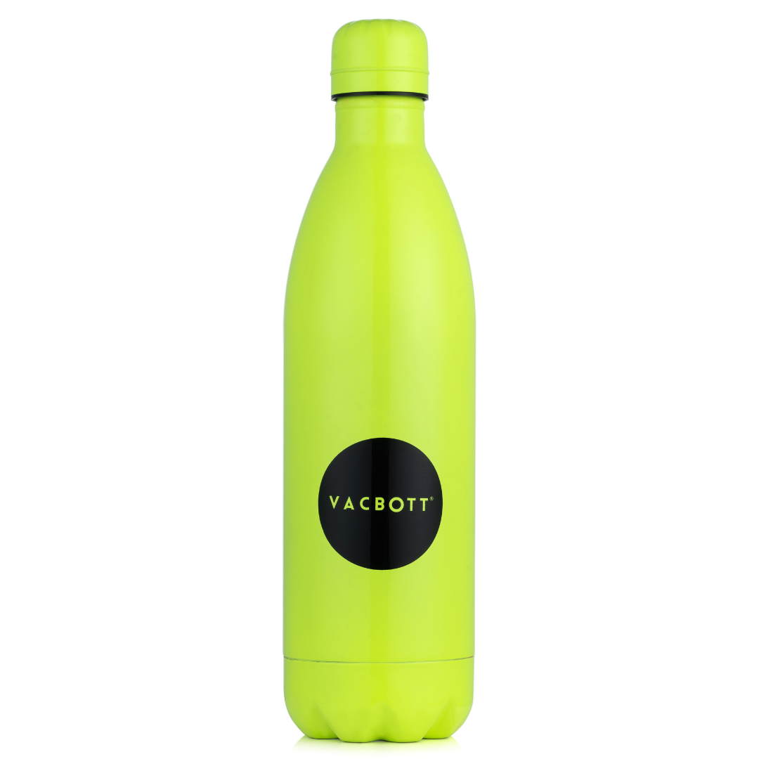 Vacbott Vaccum Bottle, Stark Neon Double Walled 24 Hours Hot and Cold Water Bottle, BIS Certified, 500ml/1000 ml