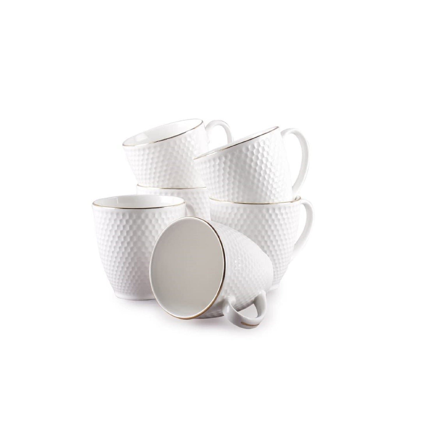 Omega Impression Coffee & Tea Mugs, 220ml, Set of 6, (1101)