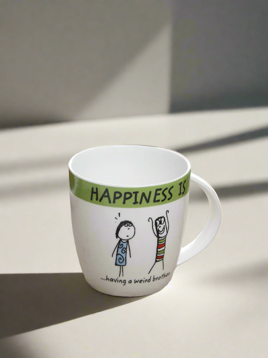 Happiness Weired Brother Coffee/ Milk Mug 270ml 1Piece