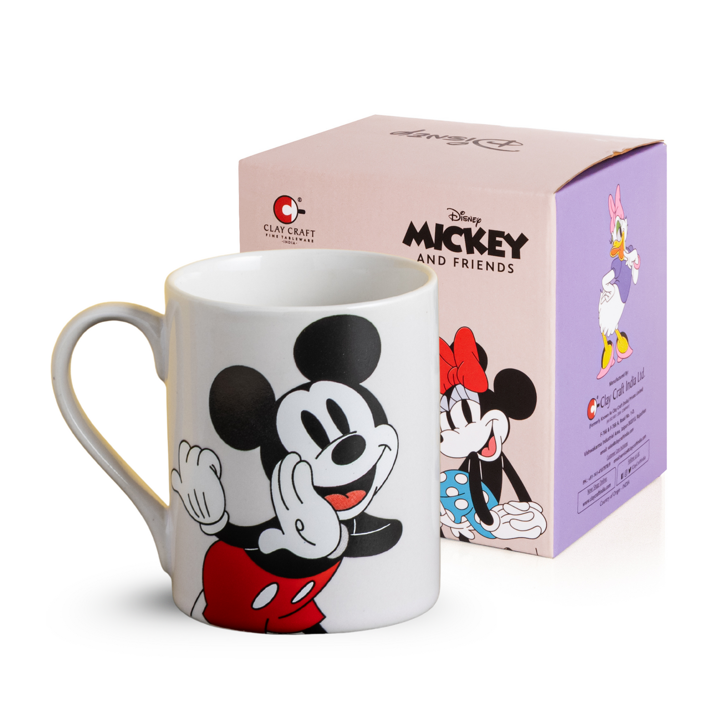Disney Mickey Mouse Cartoon Print Coffee & Milk Mug 1 Piece (330ml)
