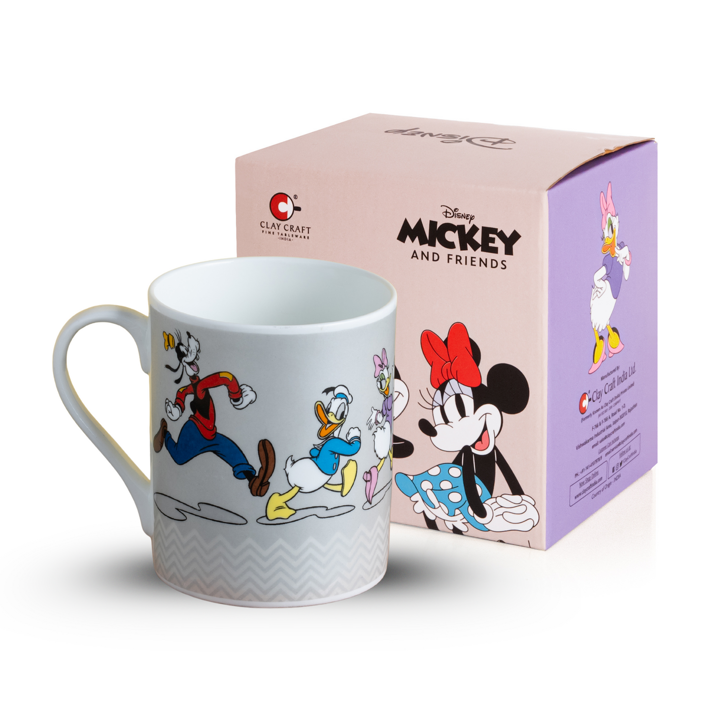 Disney Mickey & Friends Cartoon Print Coffee & Milk Mug 1 Piece (360ml)