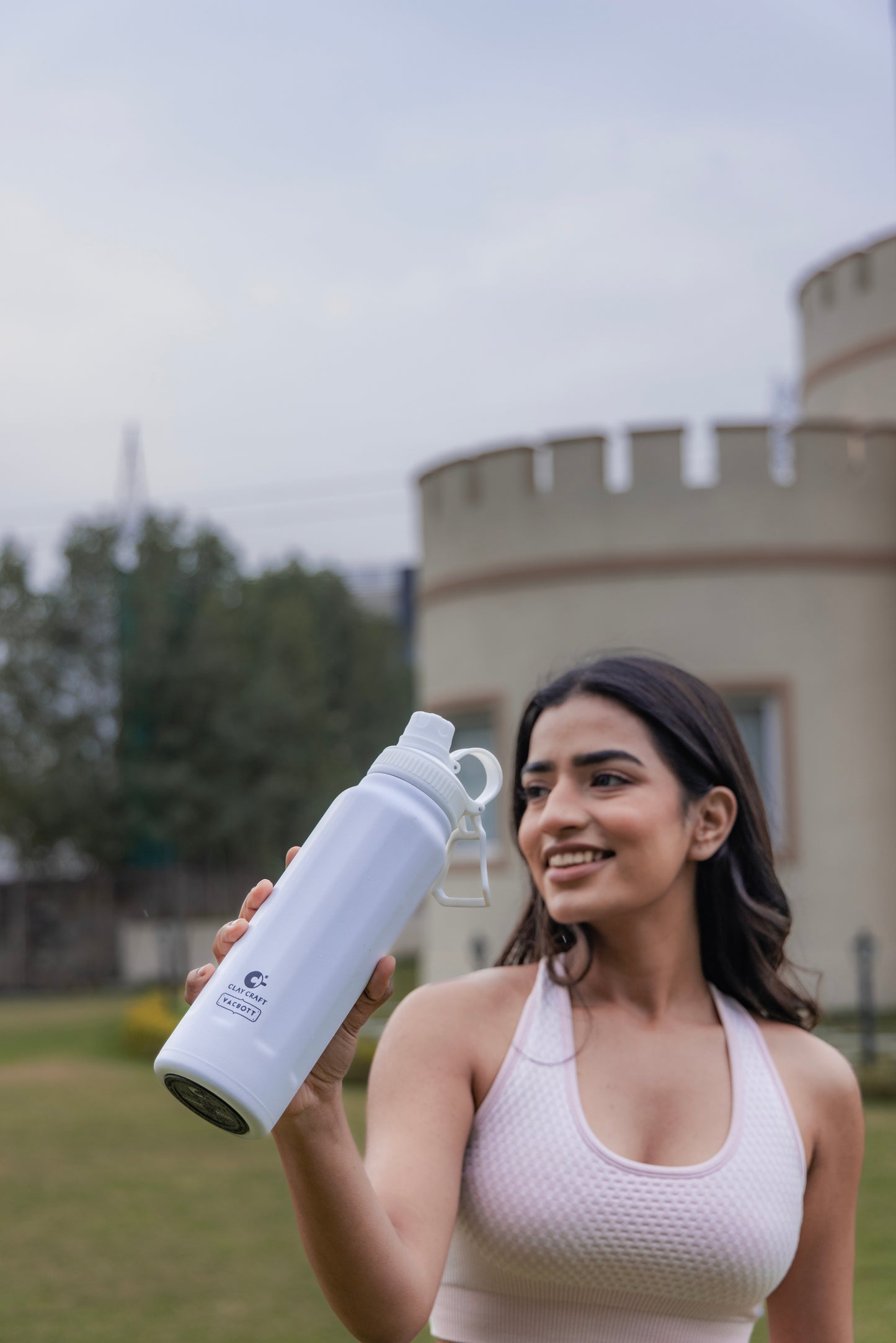 Vacbott Vacuum Bottle, Zoro Impress Double Walled 24 Hours Hot and Cold Water Bottle, 900ml