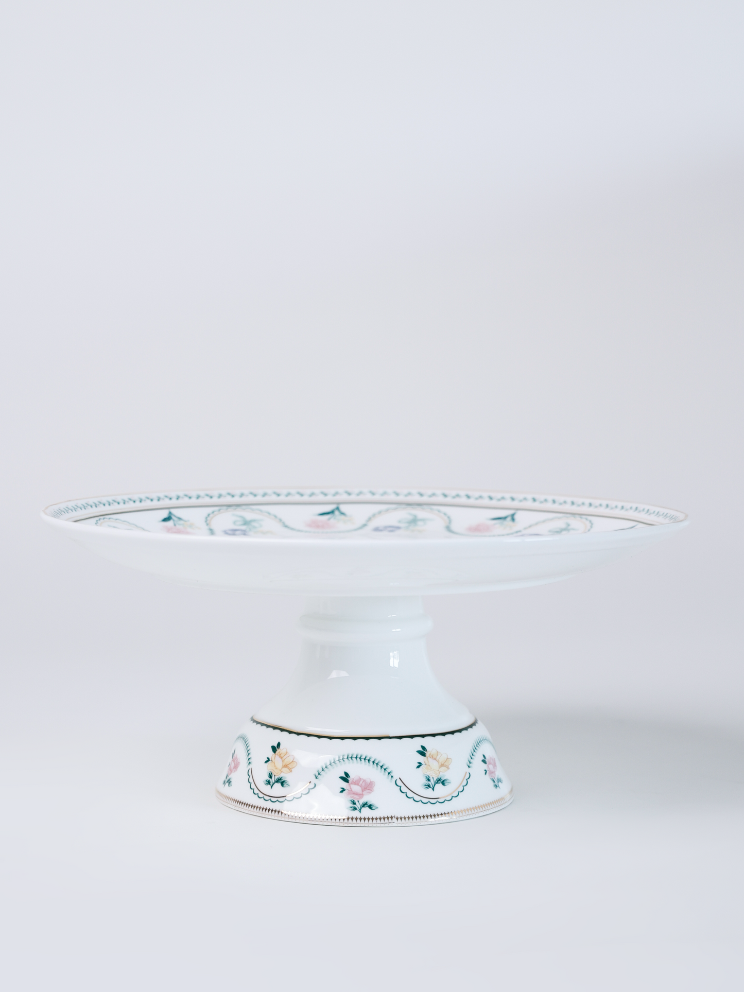 Magique by The Wishing Chair x Clay Craft, Emerald Ribbon Urmi Cake Stand, 1 Piece (T03)