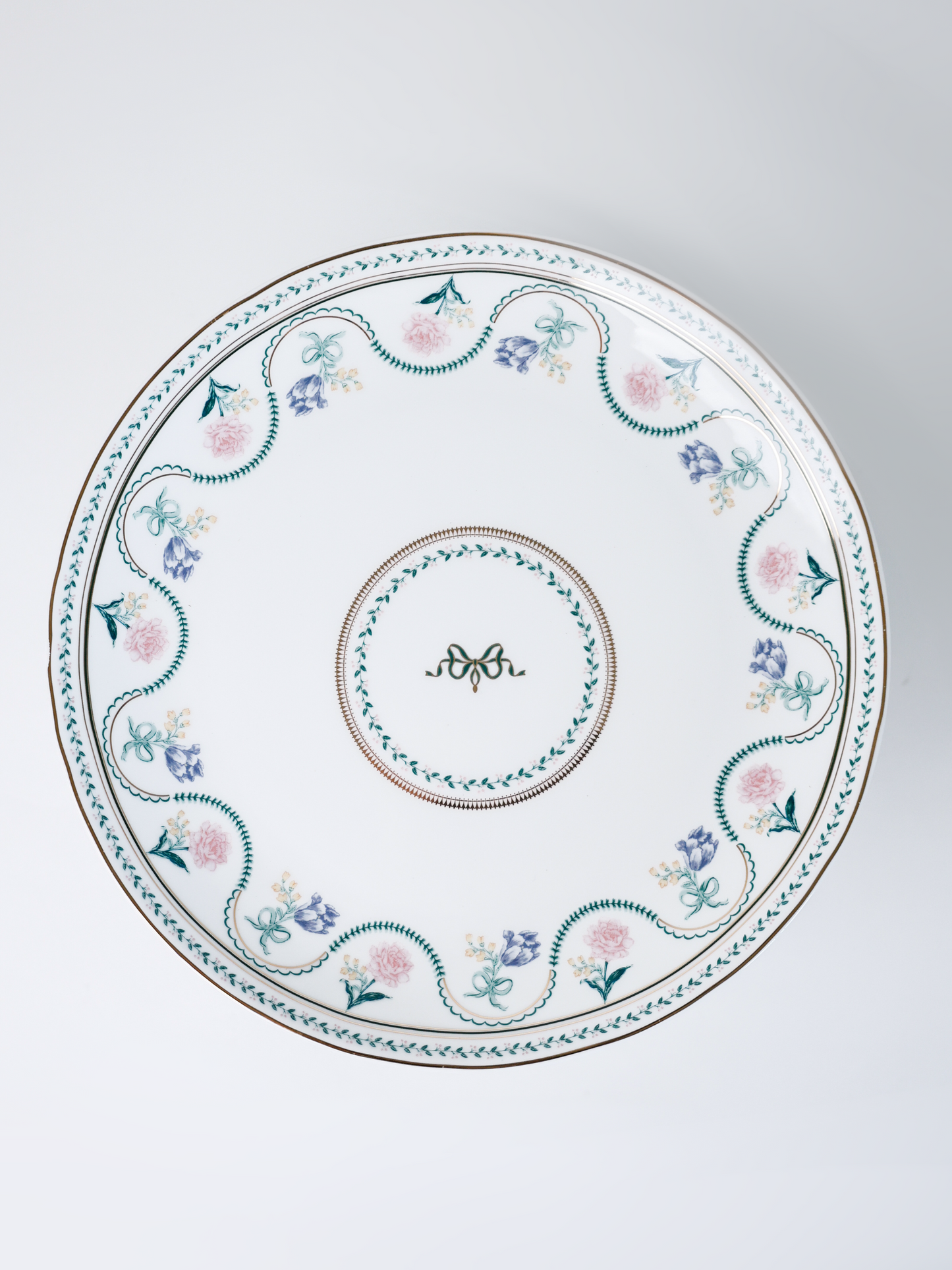 Magique by The Wishing Chair x Clay Craft, Emerald Ribbon Urmi Cake Stand, 1 Piece (T03)