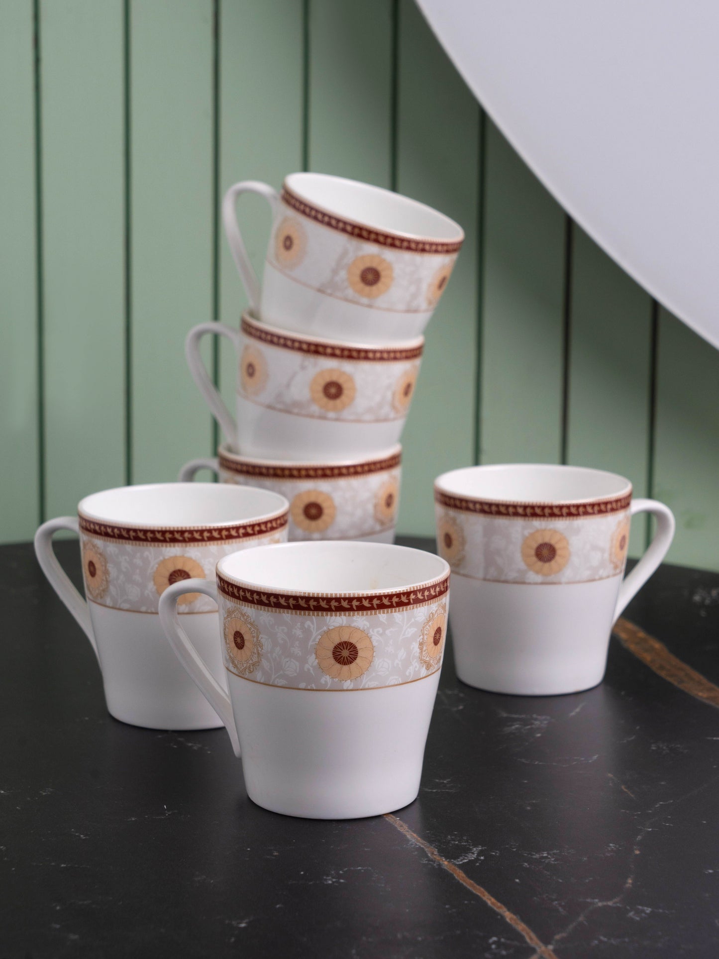 Master Super Coffee & Tea Mugs, 180ml, Set of 6 (S386)