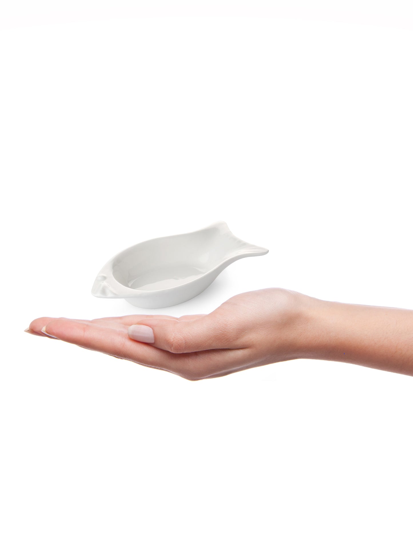 Clay Craft Fish Shaped Condiment/Dipping Bowls Set of 4 - 50 ml each