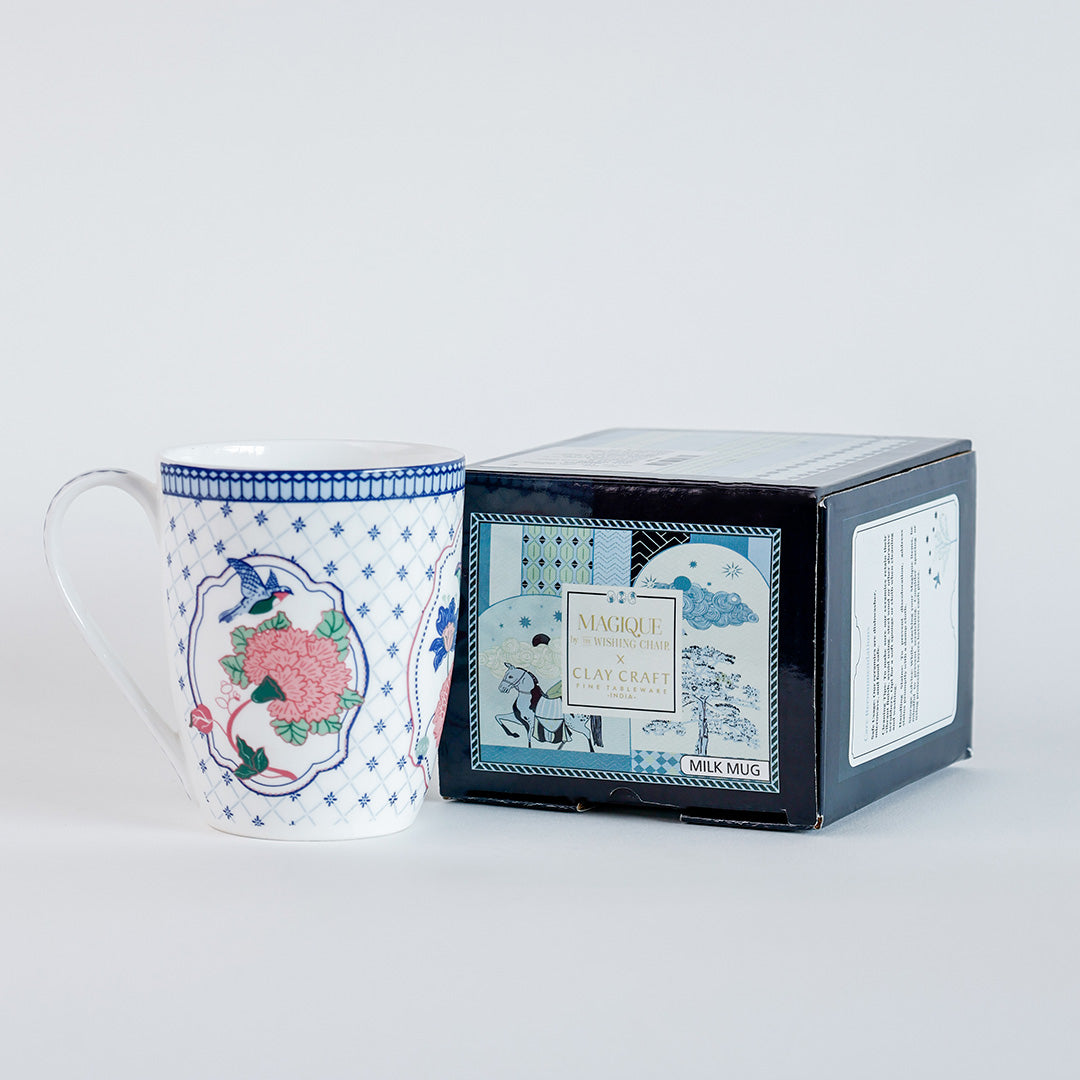 Magique by The Wishing Chair x Clay Craft, Jahanara Oxford Big Milk Mug, 1 Piece, 300ml, (JH1)