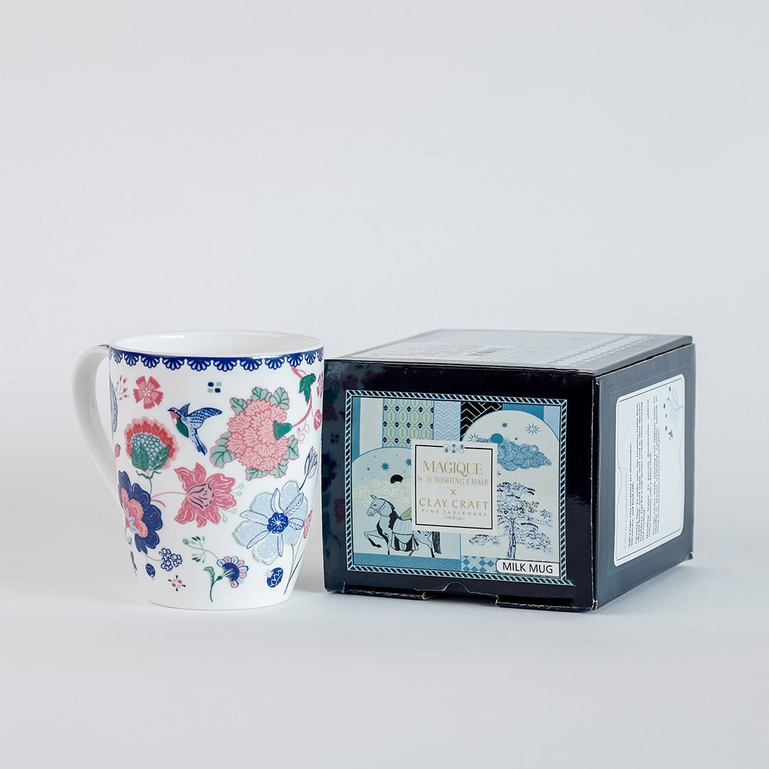 Magique by The Wishing Chair x Clay Craft, Jahanara Oxford Big Milk Mug, 1 Piece, 300ml, (JH2)
