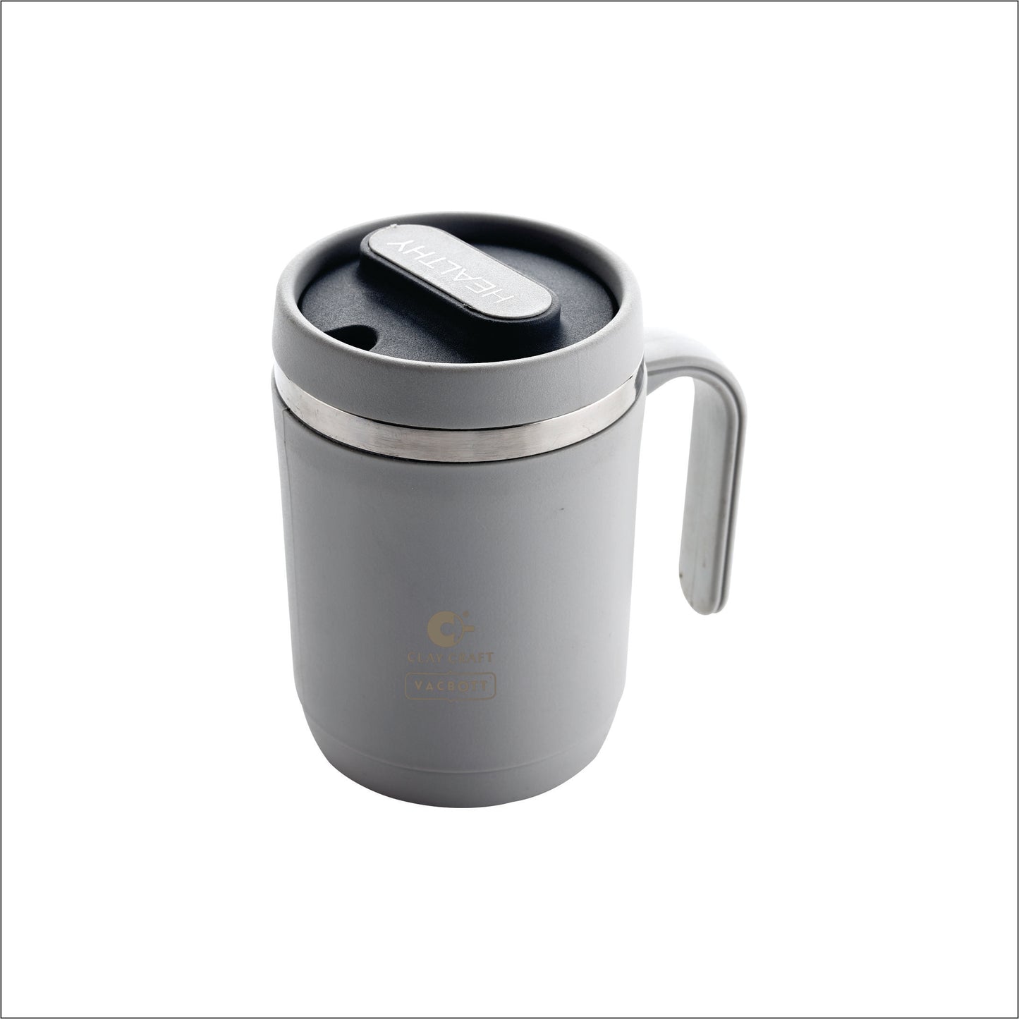Vacbott Dyona Mug 400ml – Double Walled | 24-Hour Hot & Cold | Leak-Proof Travel Mug