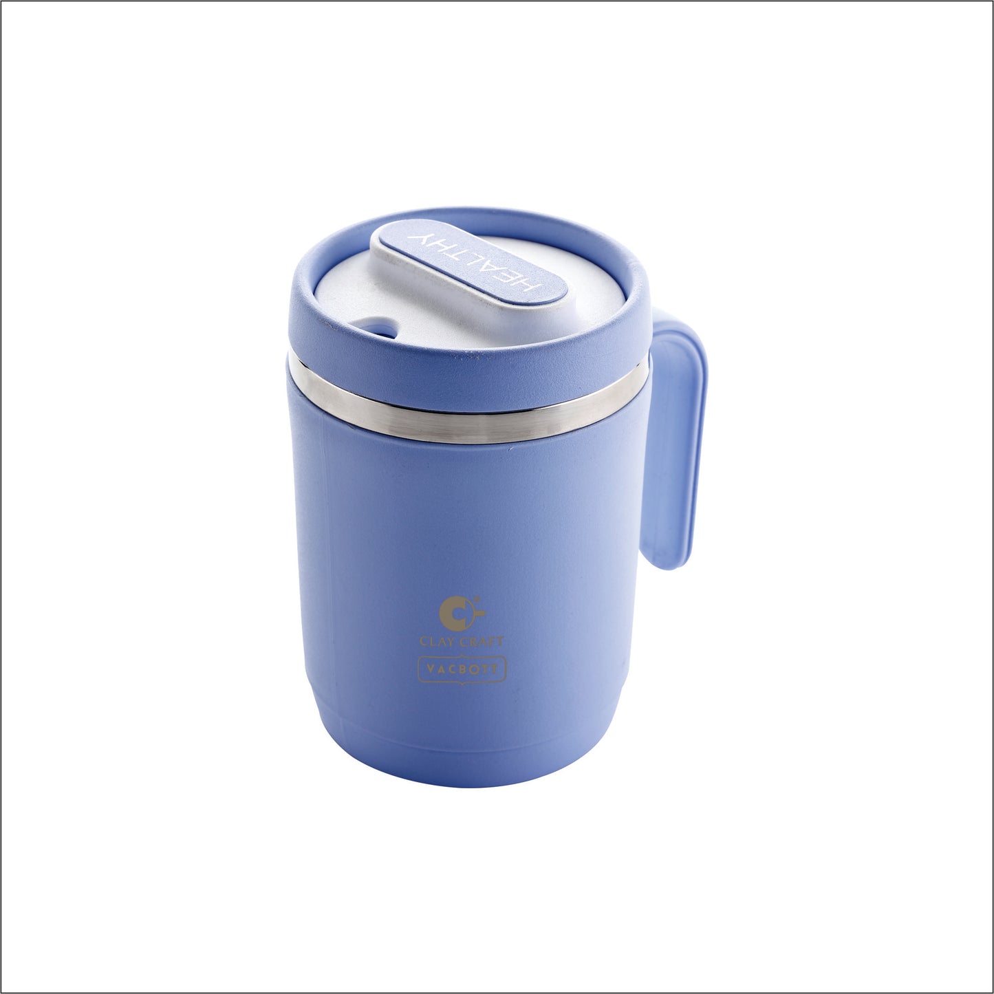 Vacbott Dyona Mug 400ml – Double Walled | 24-Hour Hot & Cold | Leak-Proof Travel Mug