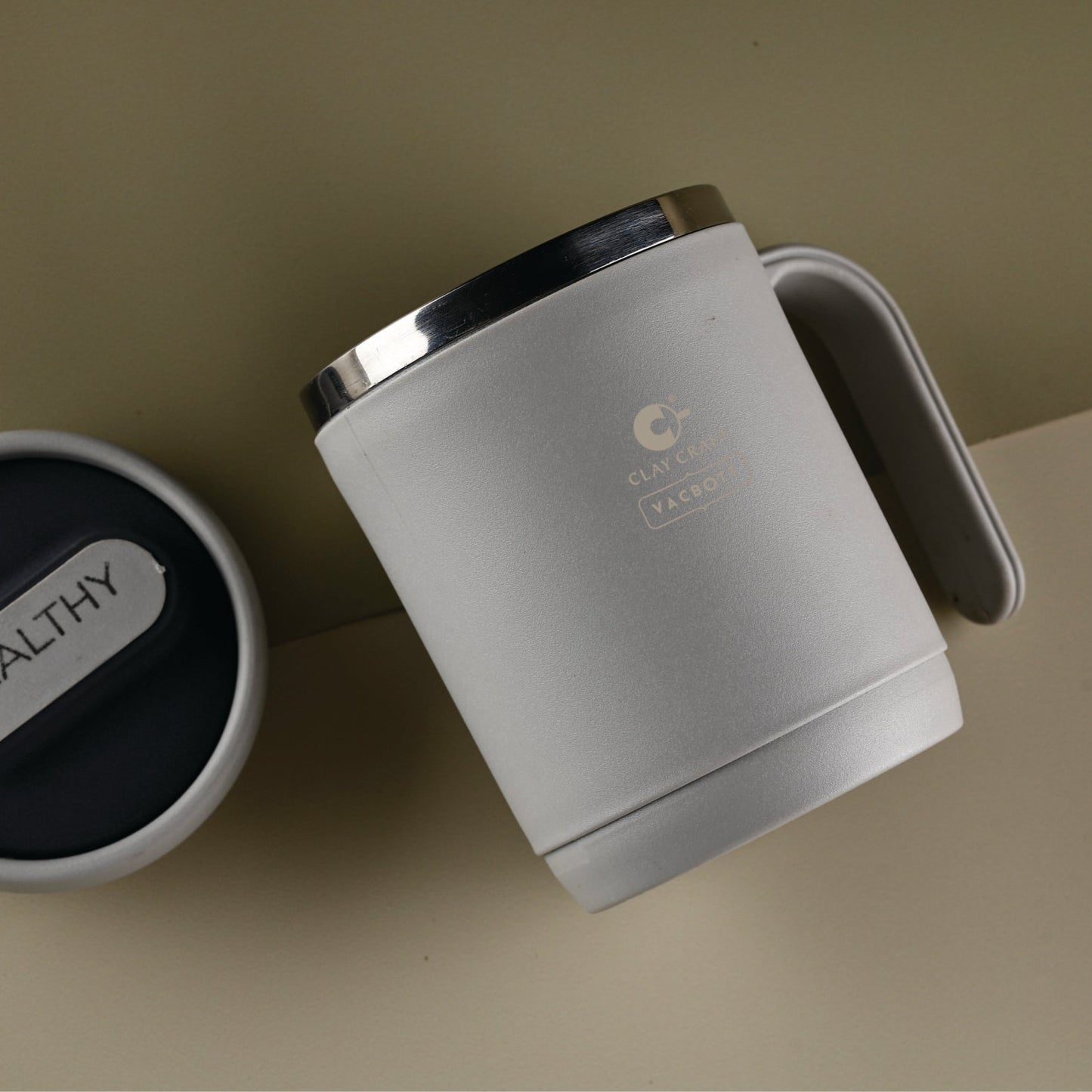 Vacbott Dyona Mug 400ml – Double Walled | 24-Hour Hot & Cold | Leak-Proof Travel Mug