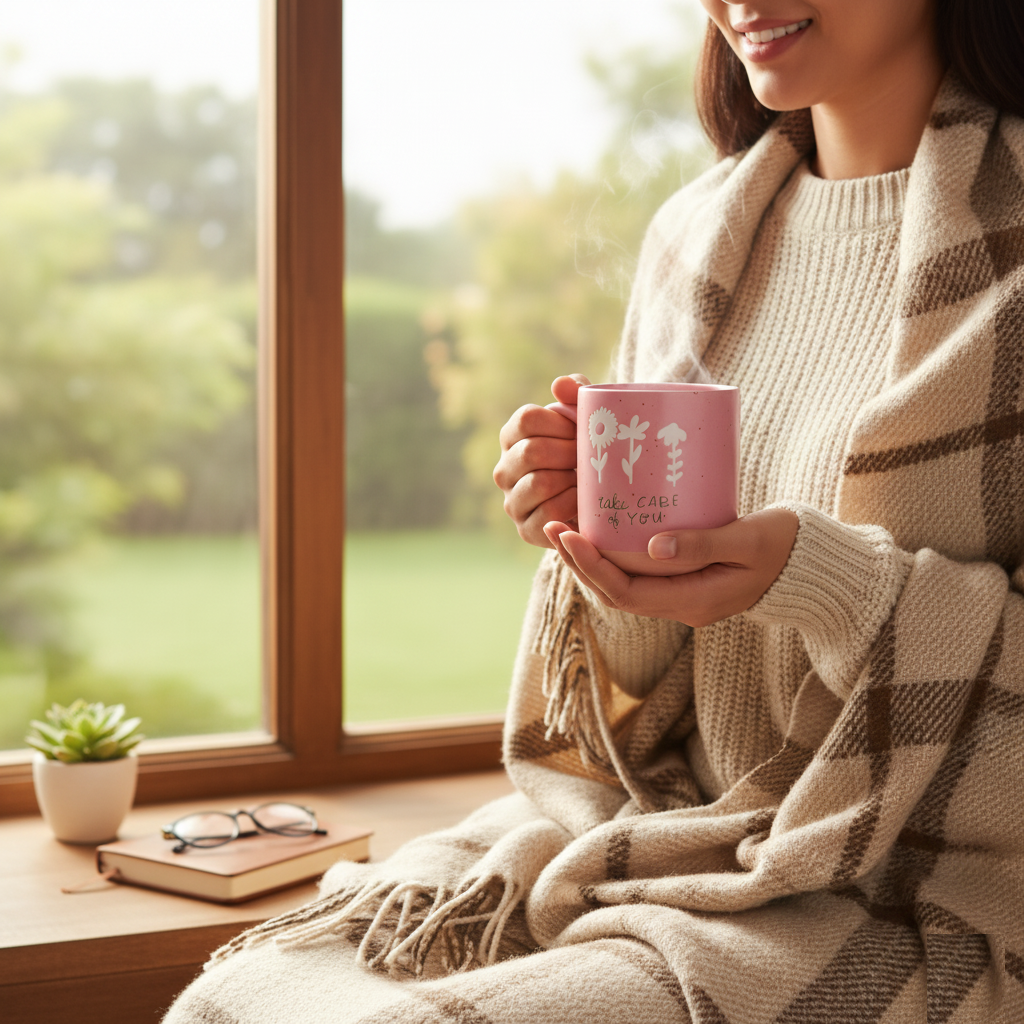 Martha Pebble Milk/Coffee Mug - 1 Pc - 360 ml (Martha M02)