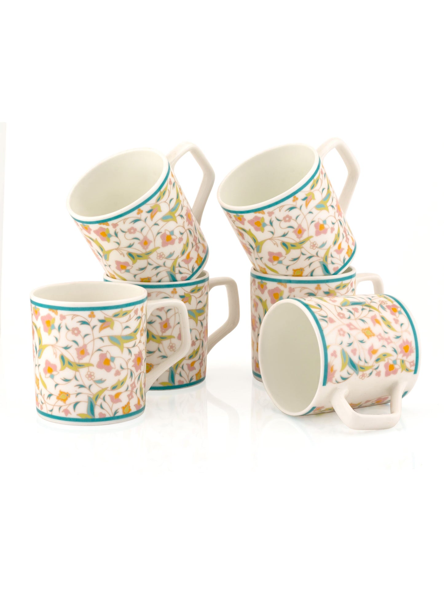 Director Hilton Coffee & Tea Mugs, 220ml, Set of 6 (H308)