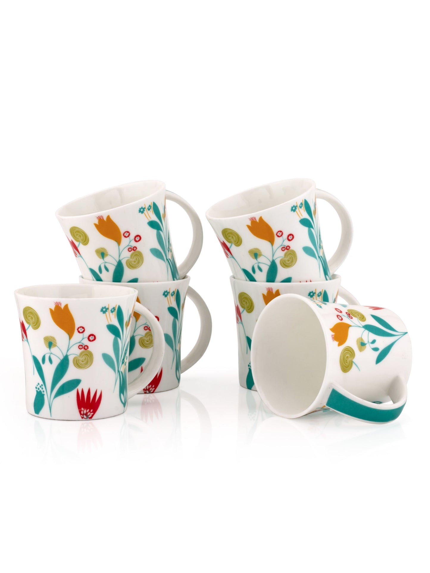 Jackson Hilton Coffee & Tea Mugs, 155ml, Set of 6 (348)