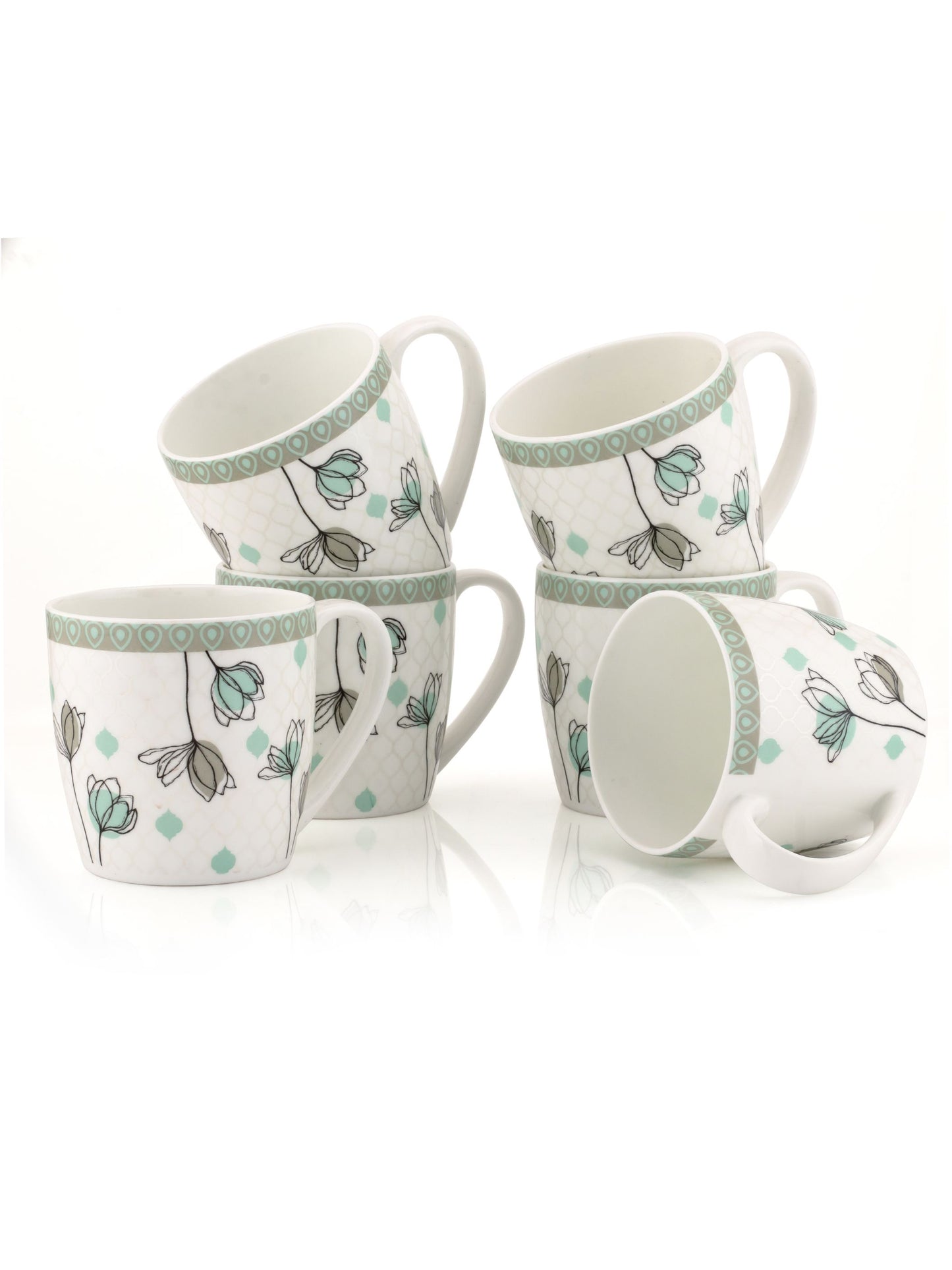 Alton Hilton Coffee & Tea Mugs, 210ml, Set of 6 (378)