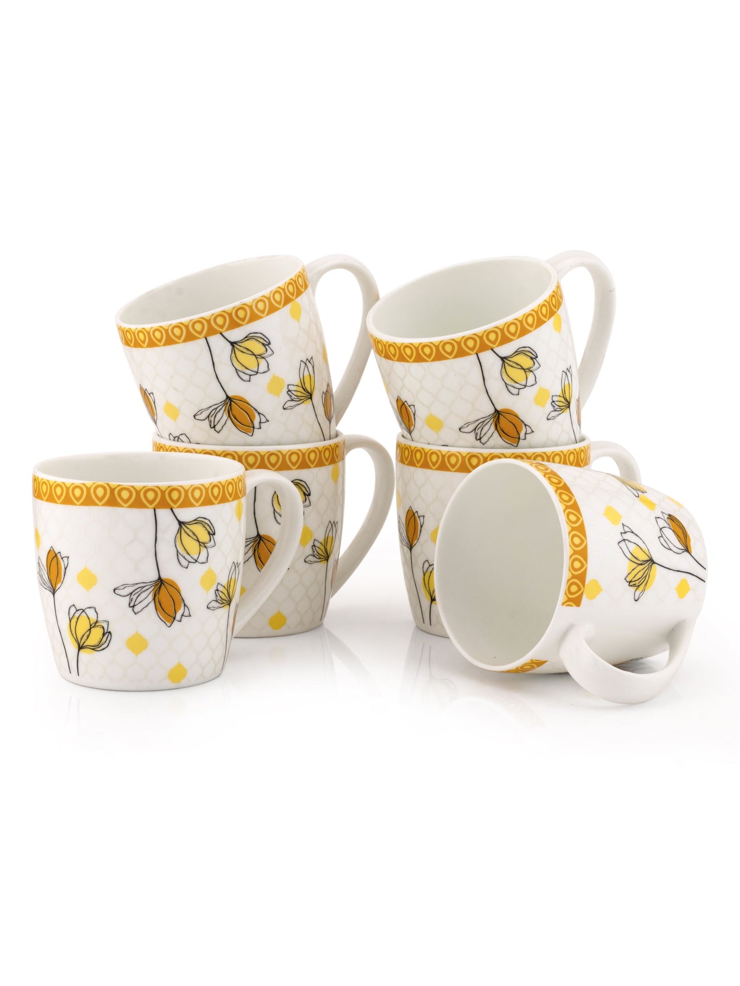 Alton Hilton Coffee & Tea Mugs, 200ml, Set of 6 (379)