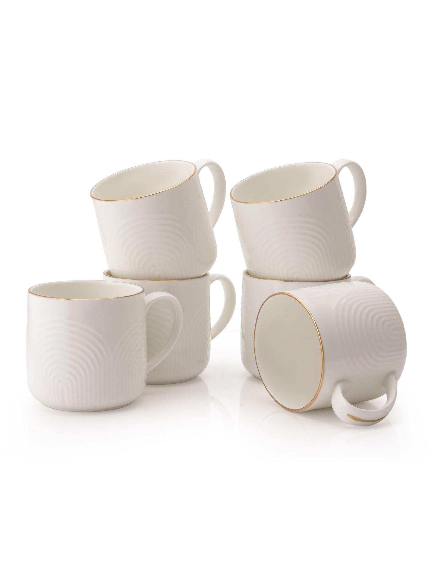 Palm Impression Coffee & Tea Mug Set of 6 (1101)