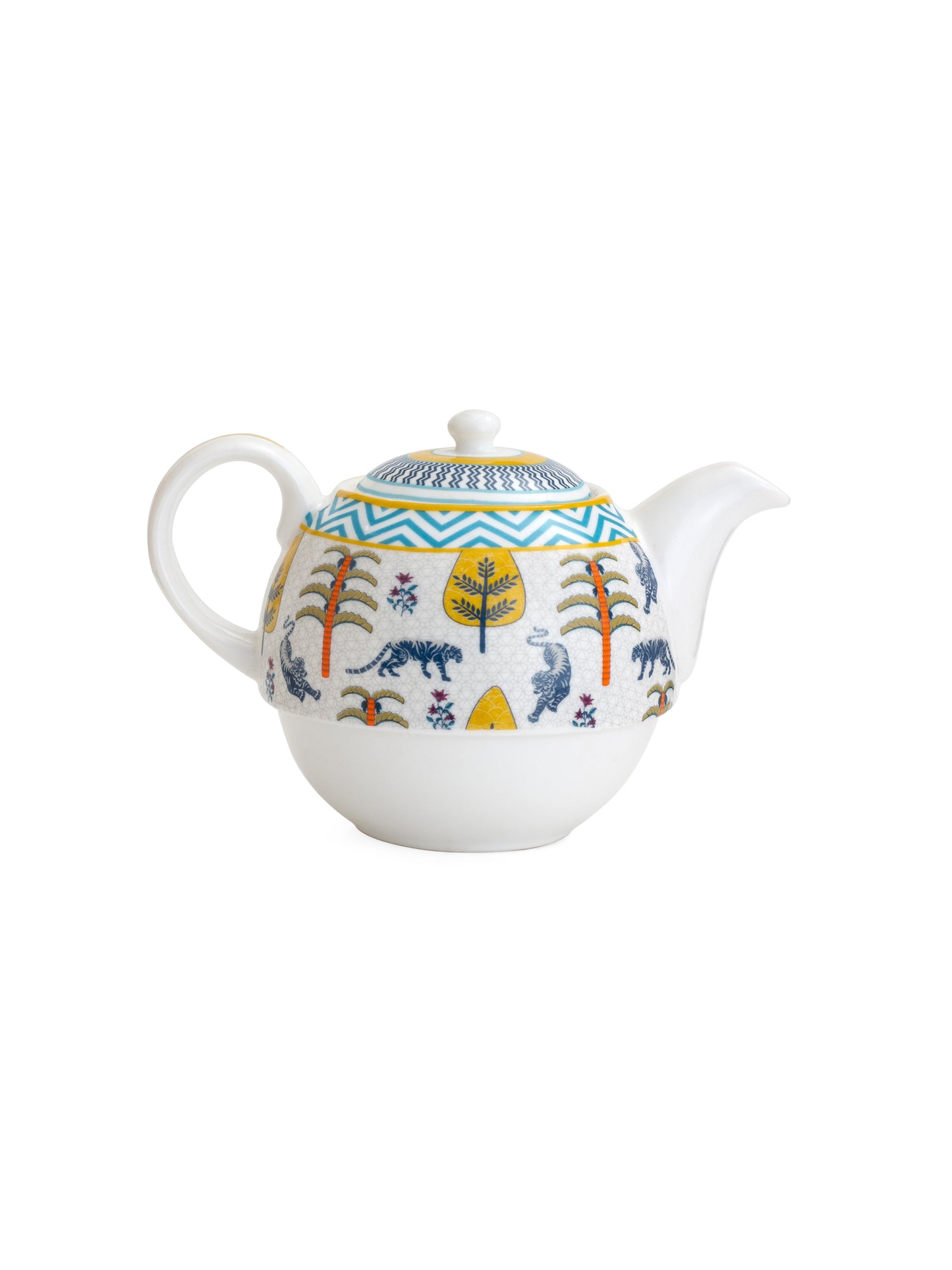 India Circus Mystical Gardens Tea for One Set of 3 (1 Teapot, 1 Cup and 1 Saucer)