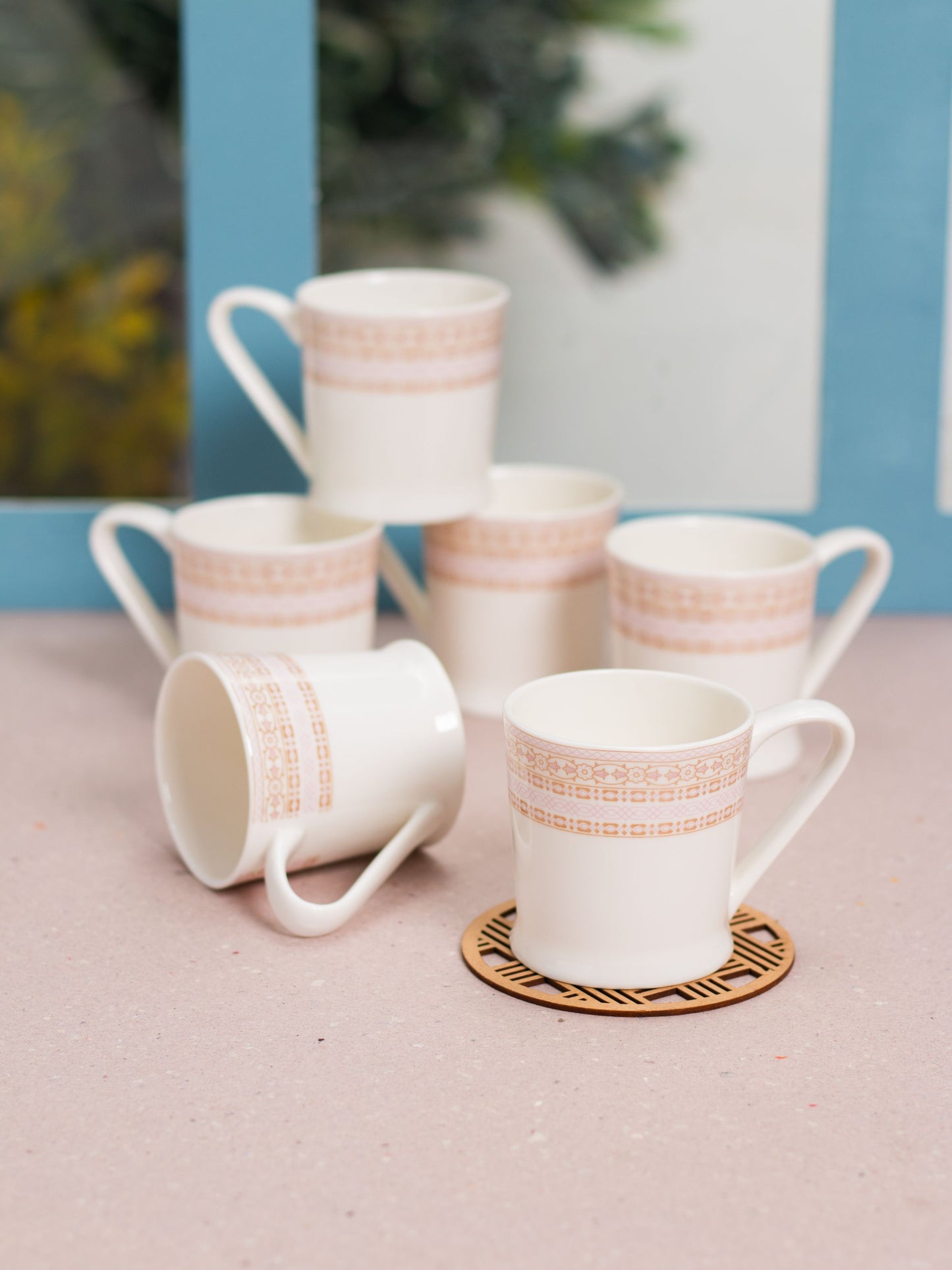 JCPL Peter Super Coffee & Tea Mug Set of 6 (375)