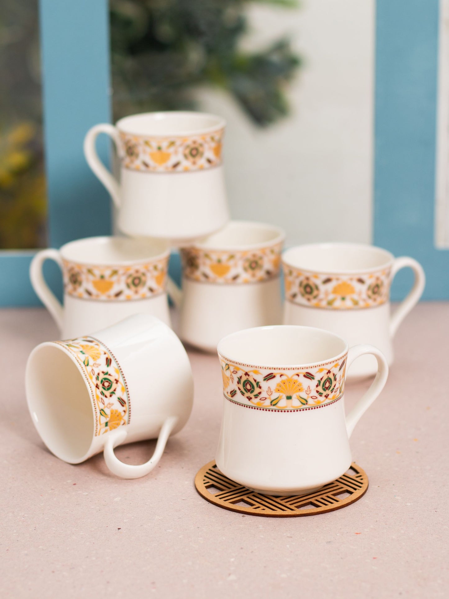 JCPL Bobby Super Coffee & Tea Mug Set of 6 (377)