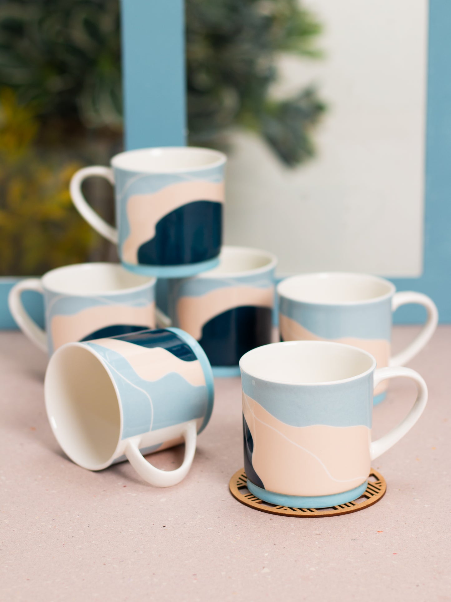 JCPL Fresco Prima Coffee & Tea Mug Set of 6 (FS402)
