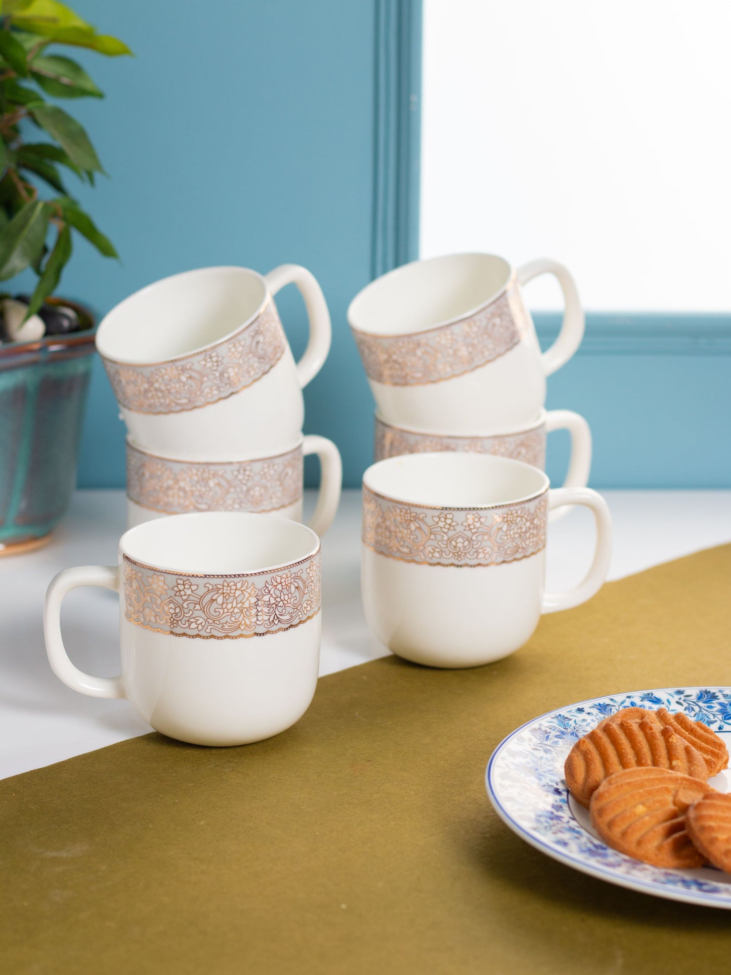 JCPL Ella Aroma Coffee & Tea Mug Set of 6 (AS29)