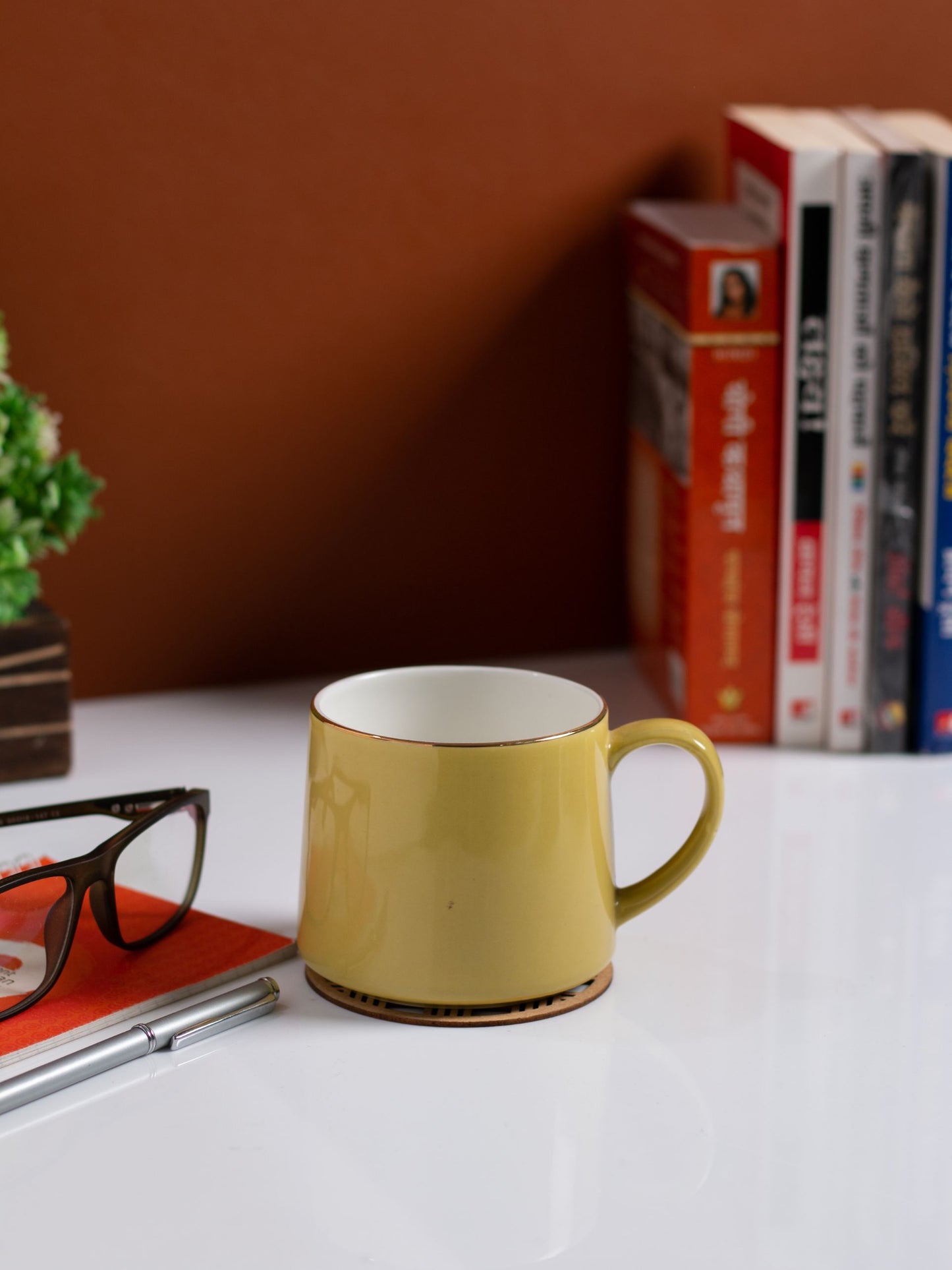 JCPL Alice Zest Coffee/ Milk Mug, 1 Piece, 350ml
