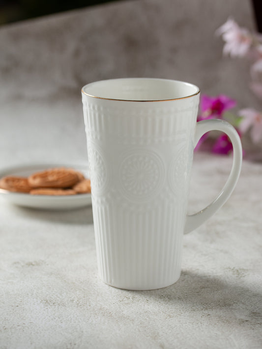Flame Impression Coffee & Milk Mug, 1 Piece, 530 ml (1101)