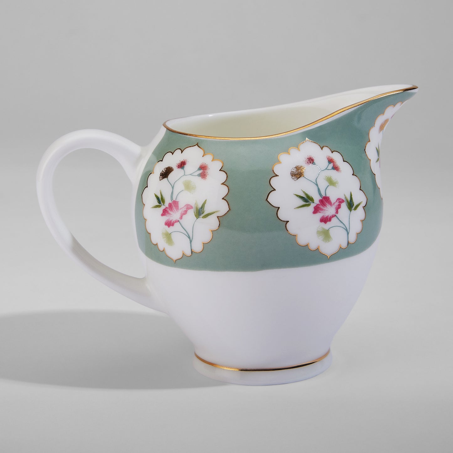 India Circus Grandeur Greens Olive Tea Set