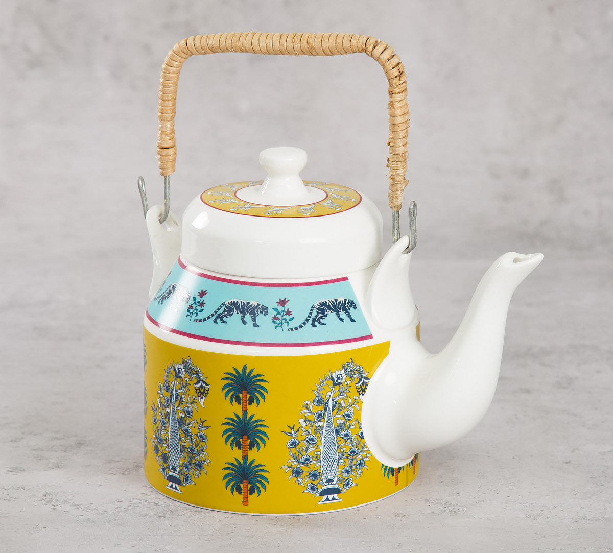 India Circus Mystical Gardens Desi Kettle 1Pc