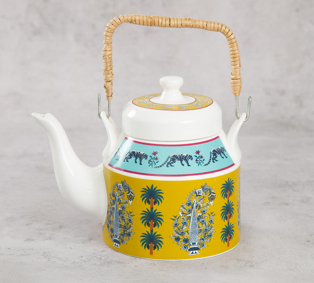 India Circus Mystical Gardens Desi Kettle 1Pc