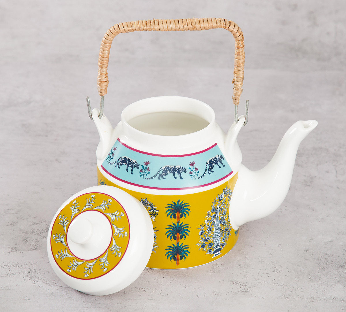 India Circus Mystical Gardens Desi Kettle 1Pc